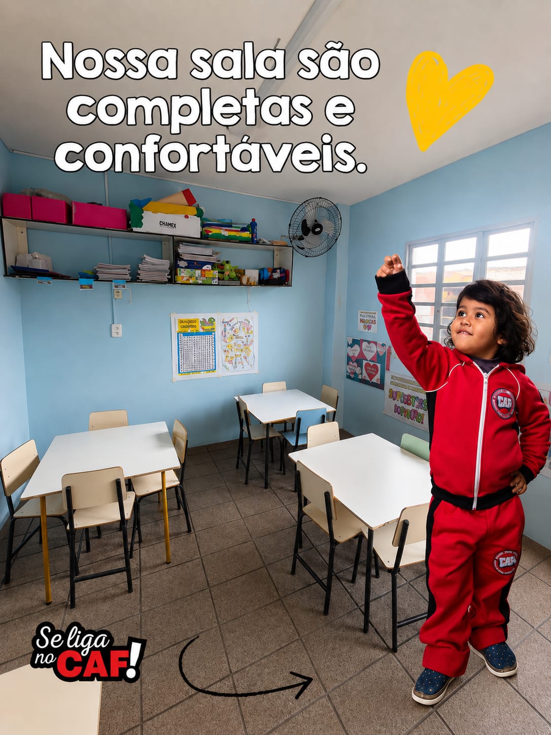 Sala de aula do Colégio Antão Ferreira
