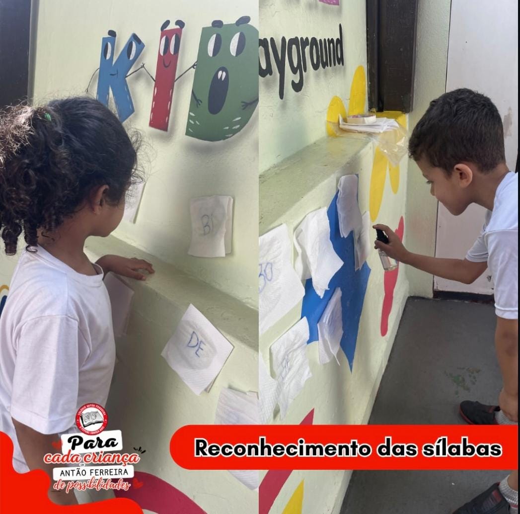 Reconhecimento das sílabas
